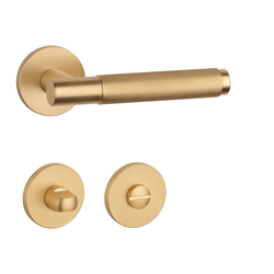 Kľučky na okrúhlych rozetách Zlatý APRILE