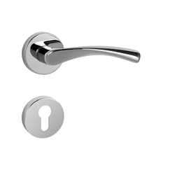 Kľučky na okrúhlych rozetách Strieborný FROSIO BORTOLO