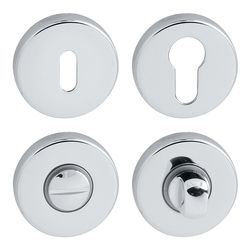 Rozeta ku kľučke FO - rozeta - R EPR CHL - chróm lesklý (C01) | MP-KOVANIA.sk