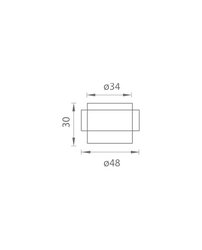 Podlahové dverné zarážky Strieborný AXA