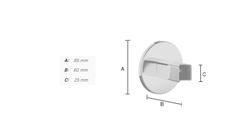 Príslušenstvo k elektrickým sušiakom uterákov Strieborný SMEDBO