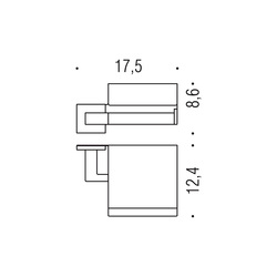 Držiaky toaletného papiera Strieborný COLOMBO