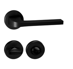 Kľučky na okrúhlych rozetách Čierny Tupai