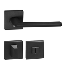 Kľučky na hranatých rozetách Čierny Tupai