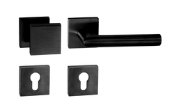 Kľučky na hranatých rozetách Čierny Tupai