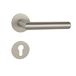 Kľučky na okrúhlych rozetách Strieborný Tupai