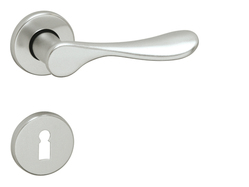 Kľučka na dvere GI - KLASIK - R STM - strieborná matná (F1) | MP-KOVANIA.sk