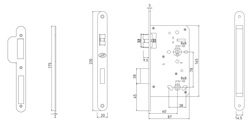 Klasické zámky Strieborný JNF