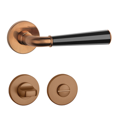 Kľučky na okrúhlych rozetách Kombinovaný APRILE