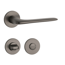 Kľučky na okrúhlych rozetách Sivý APRILE