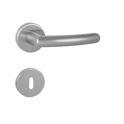 Kľučka na dvere UC - NERO - R NEM - nerez matná | MP-KOVANIA.sk