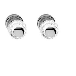 Gule priame na rozetách Strieborný LINEA CALI