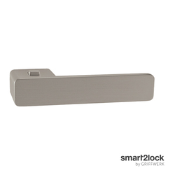 Kľučky na obdĺžnikových rozetách Strieborný Griffwerk