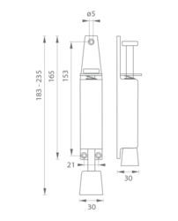 Stavače dverí Zlatý LR
