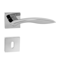 Kľučky na hranatých rozetách Strieborný FROSIO BORTOLO