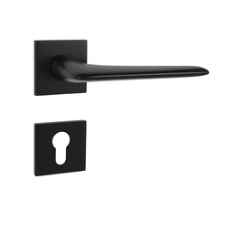 Kľučky na hranatých rozetách Čierny Tupai