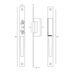 QR - JNF - ZÁMOK ELEKTRICKÝ IN.20.654 Strieborný JNF