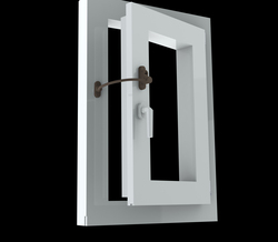 Bezpečnostné lankové zámky a západky na okná Hnedý PD