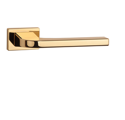 Kľučky na obdĺžnikových rozetách Zlatý APRILE