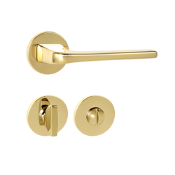 Kľučky na okrúhlych rozetách Zlatý Tupai