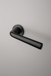 Kľučky na okrúhlych rozetách Čierny APRILE