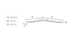 Madlá do kúpeľne Strieborný SMEDBO