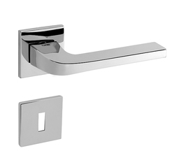 Kľučka na dvere TI - SUPRA - HR 3097Q 5S CHL - chróm lesklý (03) | MP-KOVANIA.sk