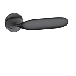 Kľučky na okrúhlych rozetách Čierny APRILE