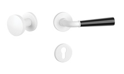 Kľučky na okrúhlych rozetách Kombinovaný APRILE