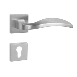 Kľučky na hranatých rozetách Strieborný FROSIO BORTOLO