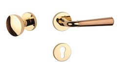 Kľučky na okrúhlych rozetách Kombinovaný APRILE