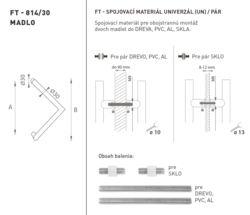 Madlá okrúhle vyosené Strieborný FT