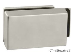 Zámky na sklenené dvere Strieborný CT