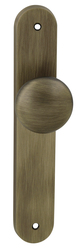 Guľa na dvere FO - Guľa FIXA na štíte BRM - bronz matný (B03) | MP-KOVANIA.sk