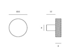 Úchytky na nábytok Čierny JNF