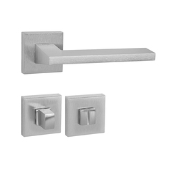 Kľučky na hranatých rozetách Strieborný FROSIO BORTOLO