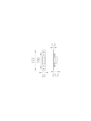 QR - TI - MAGNETICKÝ ZÁMOK Čierny Tupai