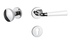 Kľučky na okrúhlych rozetách Kombinovaný APRILE