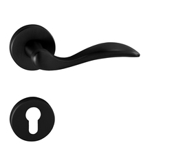 Kľučky na okrúhlych rozetách Čierny Tupai