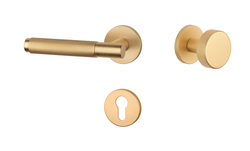 Kľučky na okrúhlych rozetách Zlatý APRILE