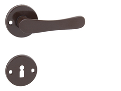 Kľučky na okrúhlych rozetách Hnedý KE