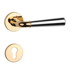 Kľučky na okrúhlych rozetách Kombinovaný APRILE