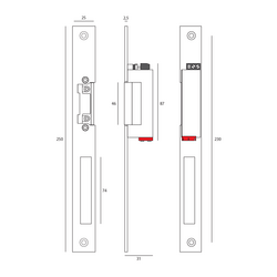 QR - JNF - ZÁMOK ELEKTRICKÝ IN.20.651 Strieborný JNF