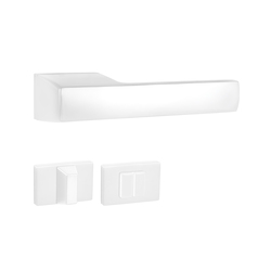 Kľučky na obdĺžnikových rozetách Biely MPK