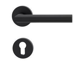 Kľučky na okrúhlych rozetách Čierny Griffwerk