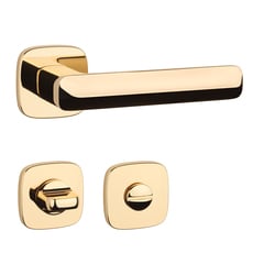 Kľučky na hranatých rozetách Zlatý APRILE