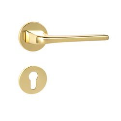 Kľučky na okrúhlych rozetách Zlatý Tupai