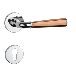 Kľučky na okrúhlych rozetách Kombinovaný APRILE