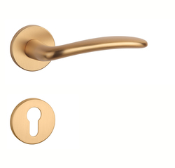 Kľučky na okrúhlych rozetách Zlatý APRILE