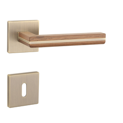 Kľučky na hranatých rozetách Bronzový APRILE